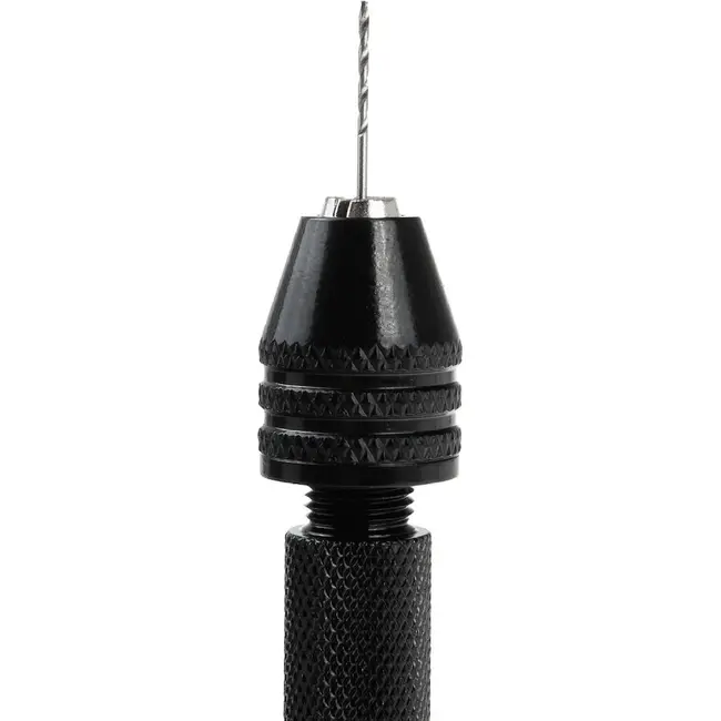 GEKO Mini handboor set 0,5 tot 3,0 mm met 25 HSS boortjes voor precisiewerk