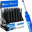 GEKO Permanente diep gat marker zwart 30 mm in displaybox met 24 stuks