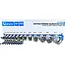 GEKO Slangklem assortiment set 220 stuks met 22 maten en metalen wandrek