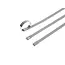 GEKO RVS kabelbinders 7,9 x 450 mm 100 stuks voor kabels, leidingen en stevige buitenmontage