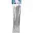 GEKO RVS kabelbinders 7,9 x 350 mm 100 stuks voor kabels, leidingen en buitengebruik