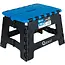 GEKO Inklapbare kruk 130 kg met handvat en compact opbergformaat 4 cm breed