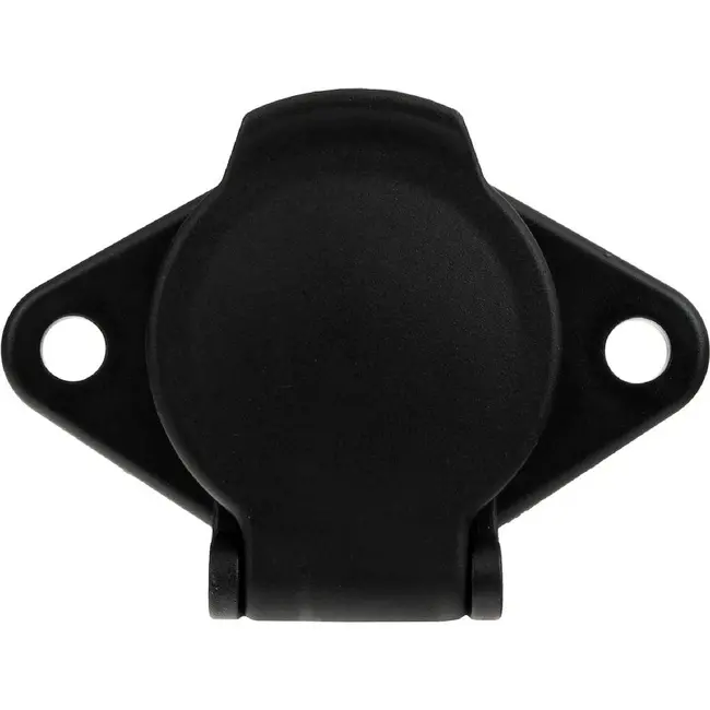 GEKO 7-polige aanhanger stekkerdoos type N 24 V zwart voor oplegger en trailer