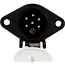GEKO 7-polige aanhanger stekkerdoos type S 24 V zwart voor oplegger en trailer