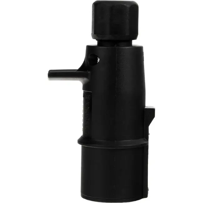 GEKO 7-polige aanhanger stekker type N 24 V zwart voor trailer en oplegger