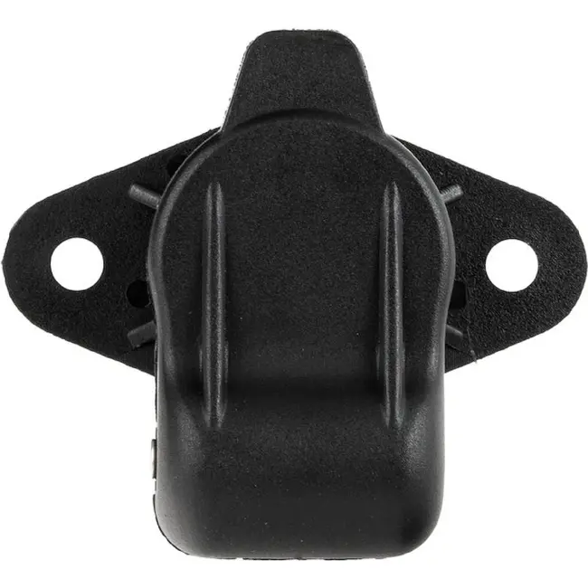 GEKO 3-polige aanhanger stekkerdoos 12 V zwart voor landbouwmachine en trailer