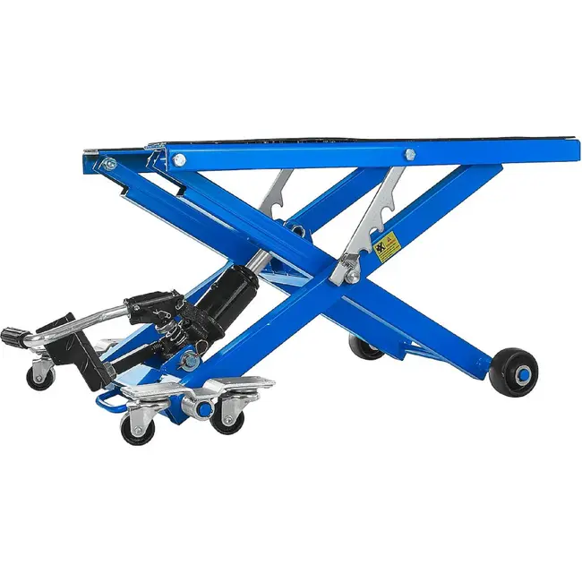 GEKO Hydraulische schaarlift 500 kg voor motor ATV quad en scooter met voetbediening