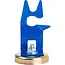 GEKO Magnetische houder voor TIG lastoorts 85 × 150 mm met stalen standaard en voet