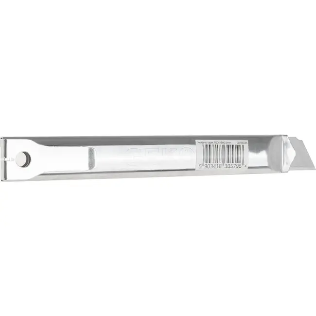 GEKO Afbreekmes 18 mm 24 stuks met metalen body meetschaal en SK4 mes 100 × 0,5 mm