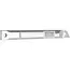 GEKO Afbreekmes 18 mm 24 stuks met metalen body meetschaal en SK4 mes 100 × 0,5 mm