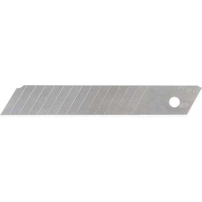 GEKO Afbreekmesjes 18 mm 10 stuks SK4 segmentmessen in afsluitbare houder