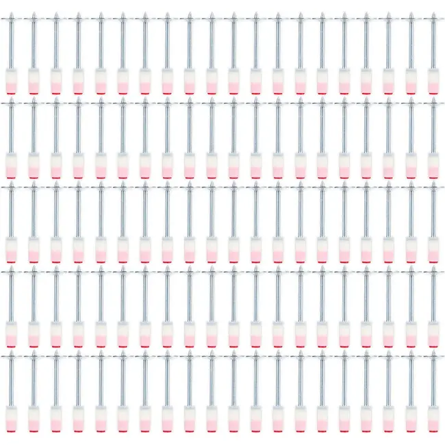 GEKO Nagels voor pneumatisch mini spijkerpistool 42 mm 100 stuks staal diameter 7,3 mm