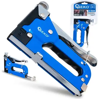 GEKO Handtacker type A 4-14 mm voor stoffering folie stof decoratie en dun hout