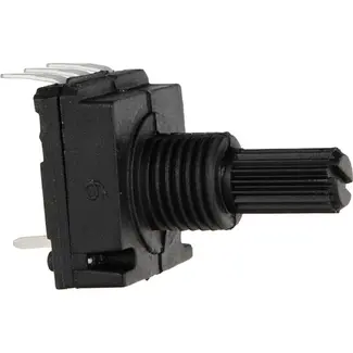 GEKO Potentiometer voor MIG/MAG/MMA lasapparaat 30-250 A met zwarte draaiknop en aansluitlippen