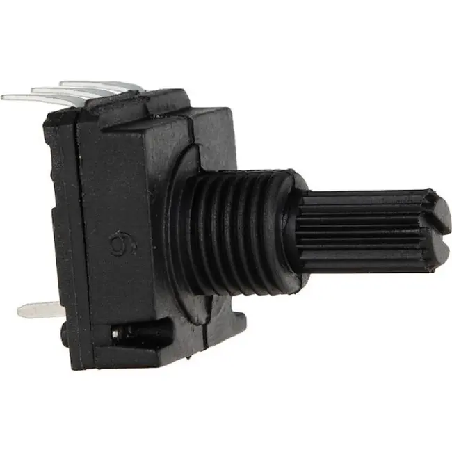 GEKO Potentiometer voor MIG/MAG/MMA lasapparaat 30-250 A met zwarte draaiknop en aansluitlippen