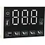 GEKO LED display voor MIG/MAG/MMA lasapparaat 30-250 A met zwarte frontplaat en pictogrammen