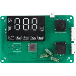 GEKO Frontpaneel PCB voor MIG/MAG/MMA lasapparaat 30-250 A met LED display en connectoren