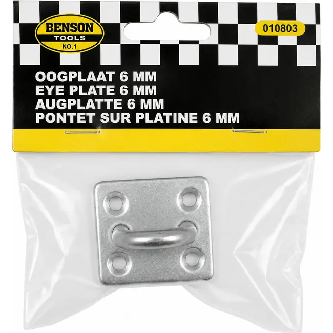 Benson Oogplaat - RVS - Ø 6 mm - Duurzaam en Betrouwbaar
