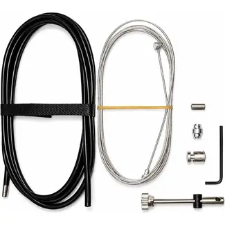 Slurf Universele trommelremkabel - RVS binnenkabel - Teflon buitenkabel - Zilver - 175 cm