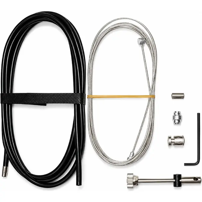 Slurf Universele trommelremkabel - RVS binnenkabel - Teflon buitenkabel - Zilver - 175 cm
