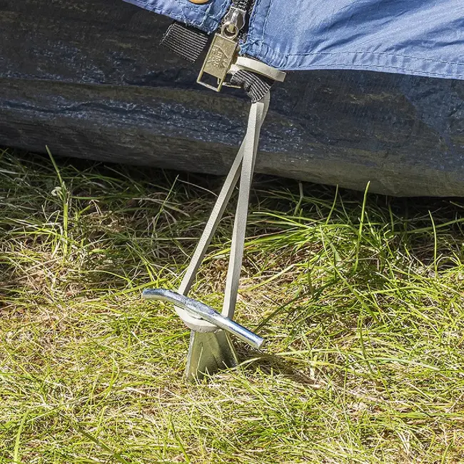 ProPlus Tentharing 40 cm - Gegalvaniseerd Staal - T-profiel voor Extra Grip en Stabiliteit
