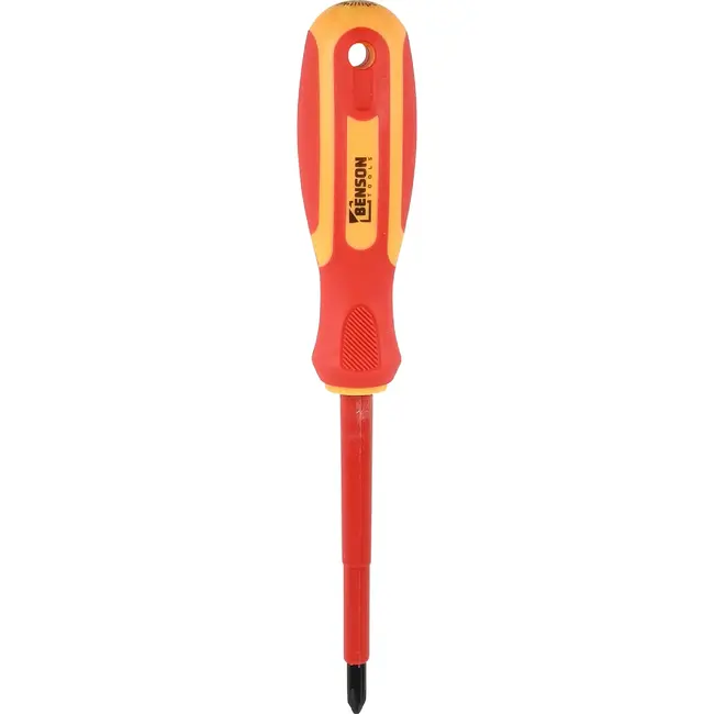 Benson Schroevendraaier phillips PH2x 100 - maat 100 - met handvat - met grip - 000 V - 1,000 V
