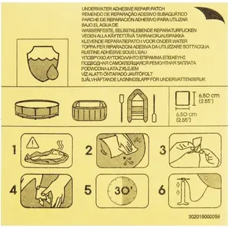 Bestway Onderwater Reparatieset - Onmiddellijke Reparaties voor Zwembaden