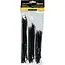 Benson Tie Rib Kabelbinders Set - Sterk en Duurzaam - 75 stuks - Zwart