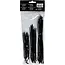 Benson Tie Rib Kabelbinders Set - Sterk en Duurzaam - 75 stuks - Zwart