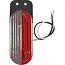 ProPlus Breedtelicht LED - Rood/Wit - Flexibele flap - 98 x 42 mm - Links
