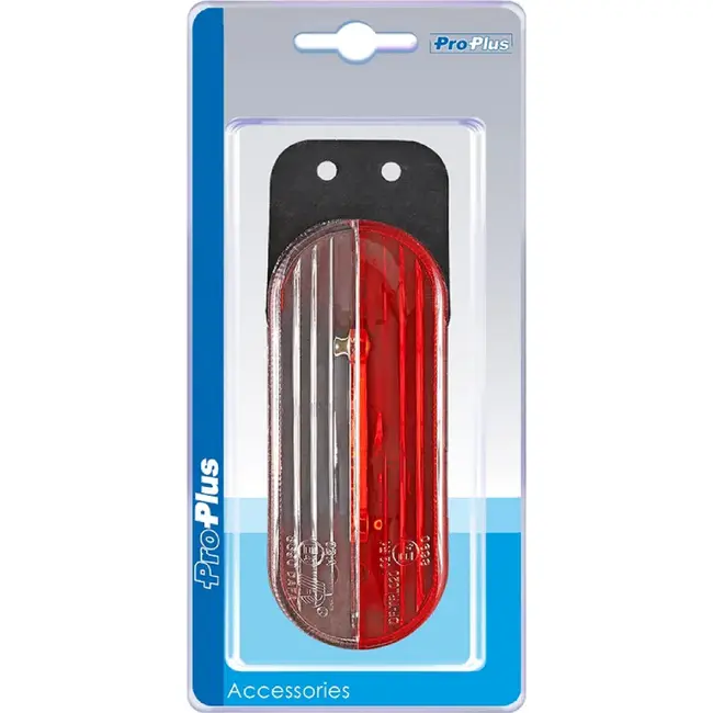 ProPlus Breedtelicht LED - Rood en Wit - 98 x 42 mm - Links - 6 LEDs