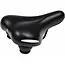 Selle Comfort Comfortabel fietszadel - Gelvulling - Waterdicht - Zwart met witte accenten