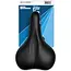 Selle Comfort Comfortabel fietszadel - Gelvulling - Waterdicht - Zwart met witte accenten