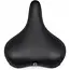 Selle Comfort Comfortabel fietszadel - Gelvulling - Waterdicht - Zwart met witte accenten