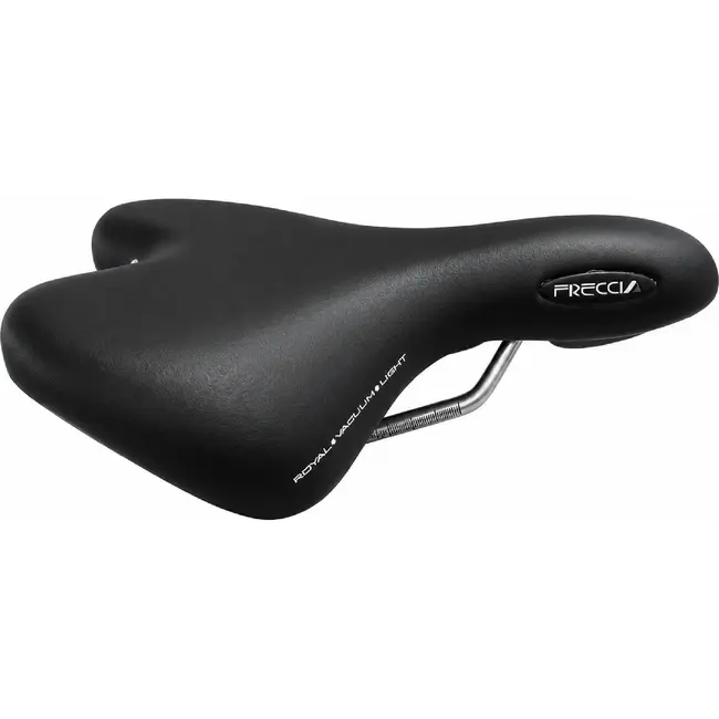 Selle Royal Fietszadel zwart dames - Freccia Athletic zonder zadelstrop voor dagelijks fietsgebruik