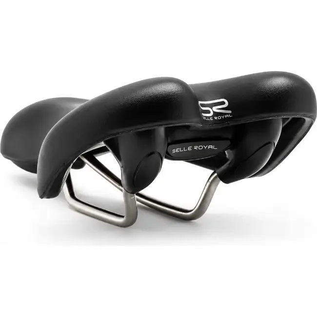 Selle Royal Fietszadel zwart dames - Freccia Athletic zonder zadelstrop voor dagelijks fietsgebruik