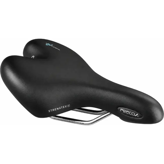 Selle Royal Fietszadel zwart dames - Freccia Athletic zonder zadelstrop voor dagelijks fietsgebruik