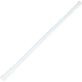 Benson Uitschuifbare douchegordijnstang - anti-slip - 77,5-135 cm - wit