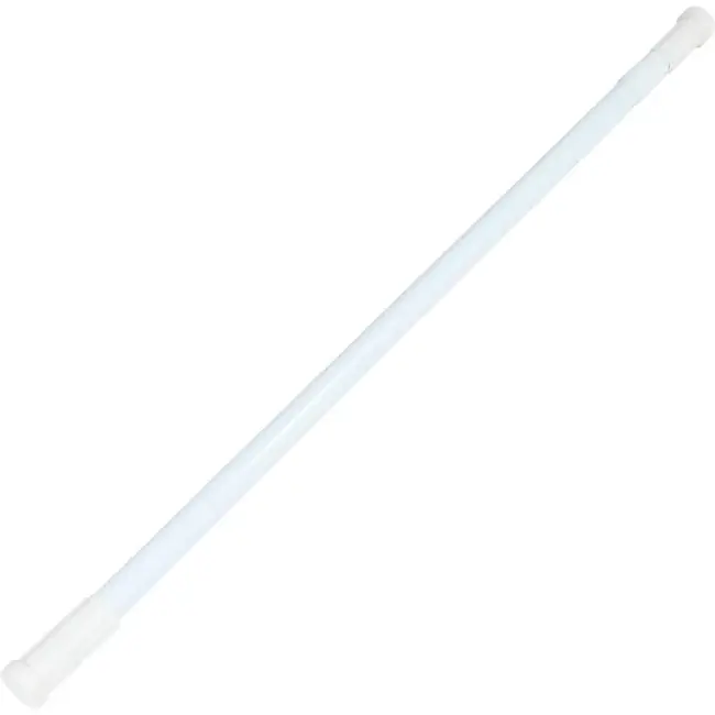 Benson Uitschuifbare douchegordijnstang - anti-slip - 77,5-135 cm - wit