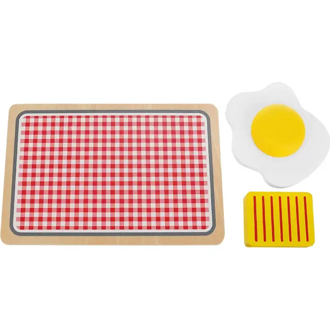 Kruzzel Houten Speelgoed Broodrooster 22435 - Stimuleert Creativiteit en Rollenspel