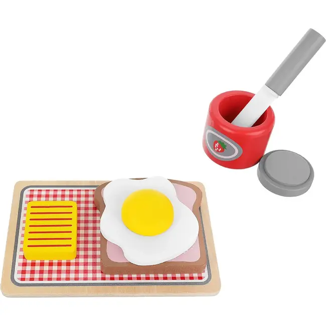 Kruzzel Houten Speelgoed Broodrooster 22435 - Stimuleert Creativiteit en Rollenspel