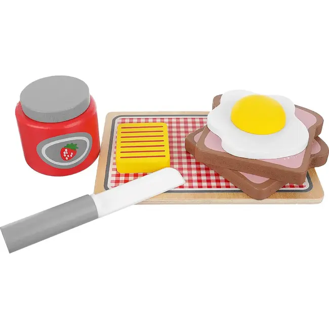 Kruzzel Houten Speelgoed Broodrooster 22435 - Stimuleert Creativiteit en Rollenspel