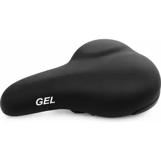 Falkx Gel zadel trekking - unisex - gel padding - 255x190 mm - zwart