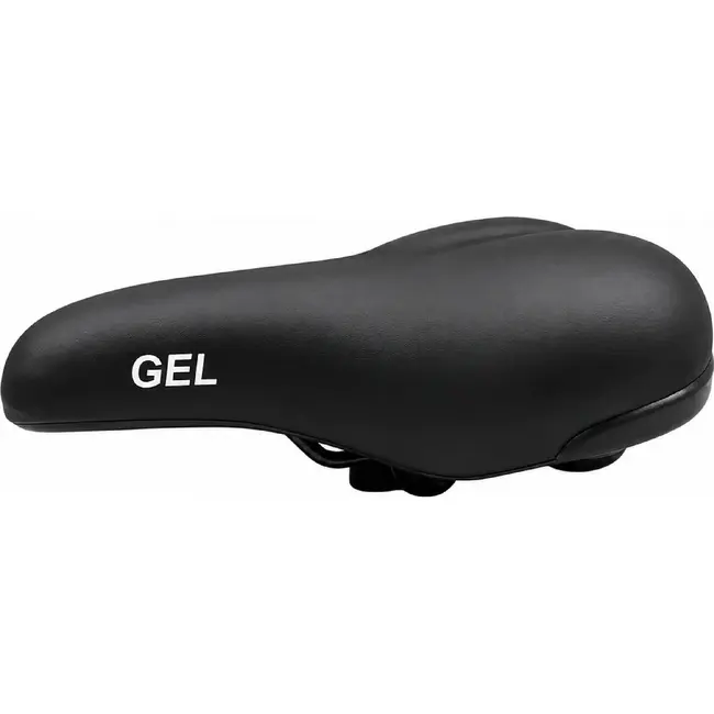 Falkx Gel zadel trekking - unisex - gel padding - 255x190 mm - zwart