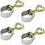 ProPlus Verstelbare stelringen - Ø 21-23 mm - set van 4 - tentaccessoires