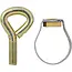 ProPlus Verstelbare stelringen - Ø 21-23 mm - set van 4 - tentaccessoires