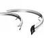 Eurofender Spatbordenset voor stadsfiets - 28 inch - zilver - kunststof - 46 mm breed