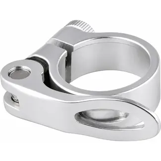 Mirage Zadelpenklem met snelspanner - 34.9mm - Zilver - Lichtgewicht aluminium