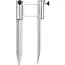 ProPlus Droogmolen en parasolharing - ijzer - 45 cm - Ø 35 mm - met handvat en draaiknop