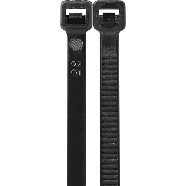 ProPlus Kabelbinders - 200 x 4,5 mm - Zwart - 100 stuks - Hoge treksterkte - Breed temperatuurbereik